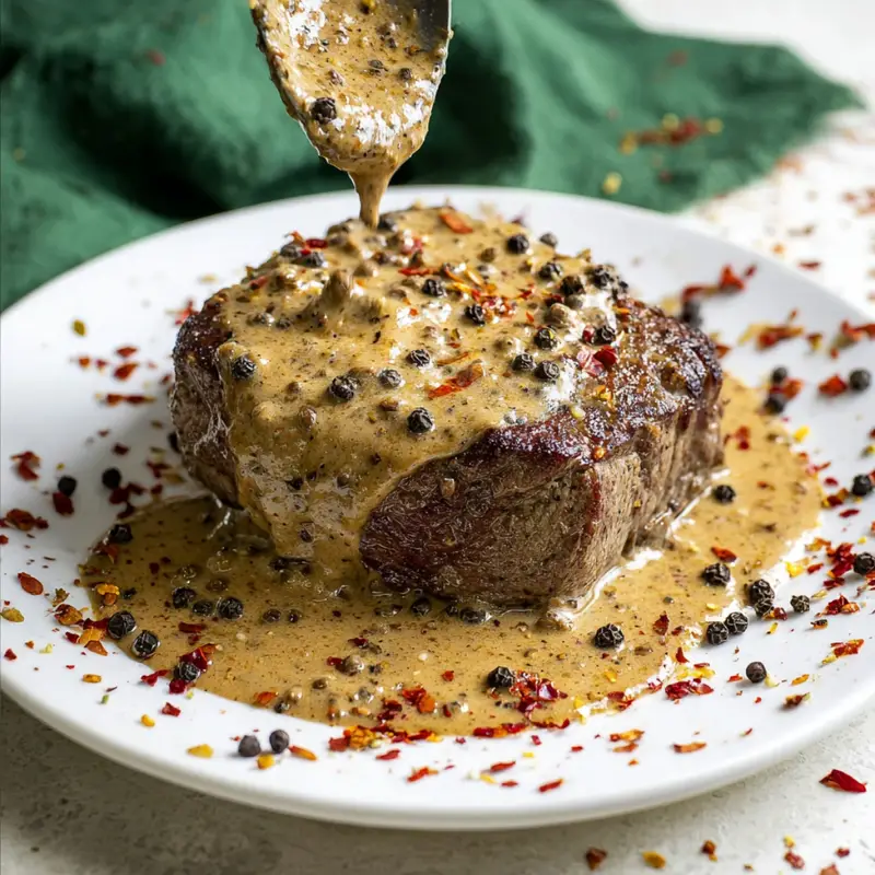 Minute Creamy Peppercorn Sauce: Steakhouse Flavor at Home